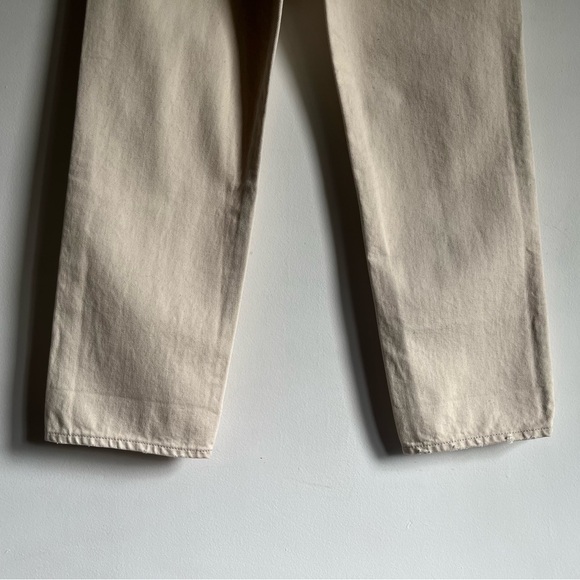 NWT J Crew Slouchy Boyfriend Jean Size 25 in Cream Off-White Denim $148 BD367 - Picture 9 of 12